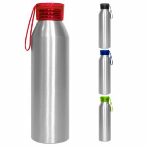 ST 0566 - Botella Metálica con Tira de Silicona