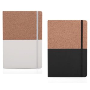 NF 2125 - Cuaderno / Libreta Corcho + Cuero Soft