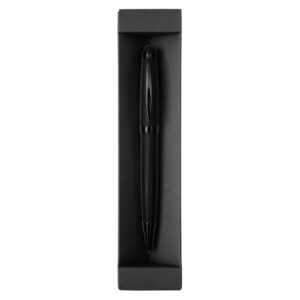 ST 0263 - Bolígrafo Metálico Negro En Caja
