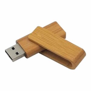 Pendrive Giratorio Bambú