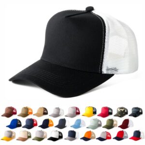 ST 0220-1 - Gorra Trucker Combinada De Gabardina